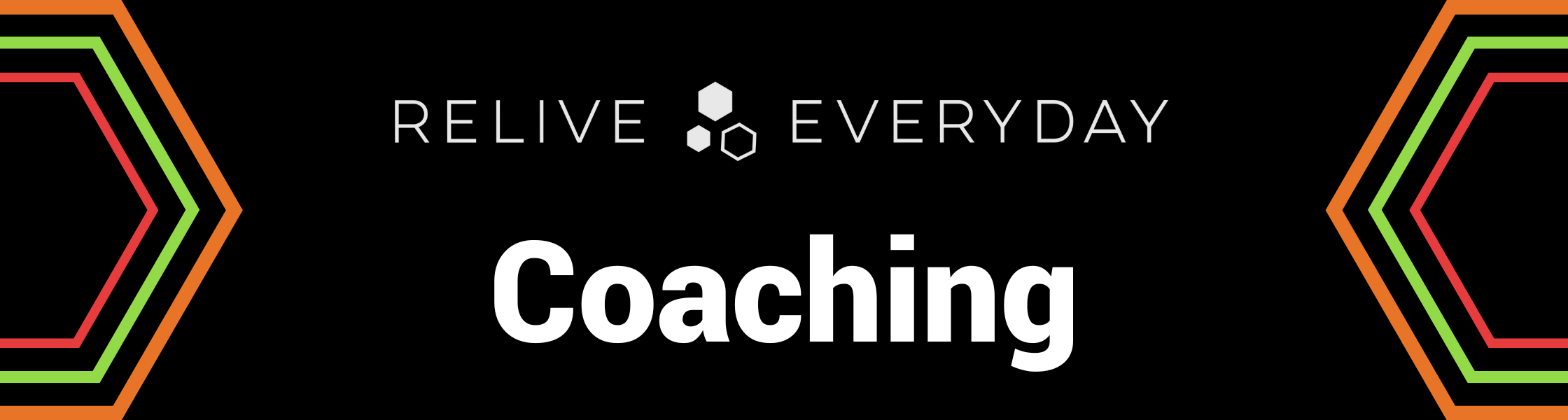 Relive Everyday Coaching Web Page Header